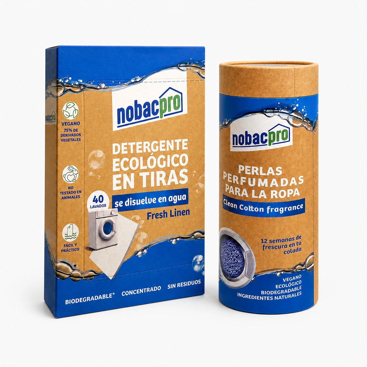 Pachet Starter Eco – Detergent Fresh Linen și Perle NOBACPRO